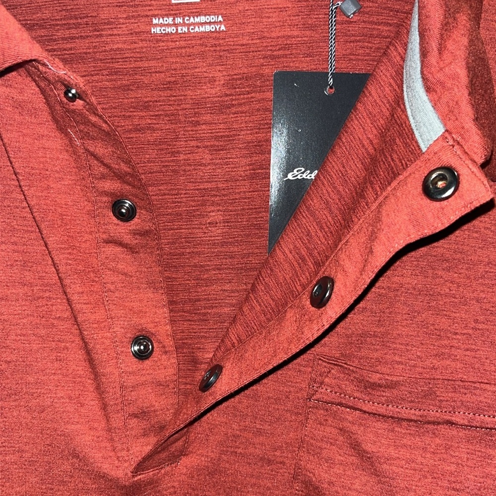 Extra large collared, Eddie Bauer well made , very soft great fall color